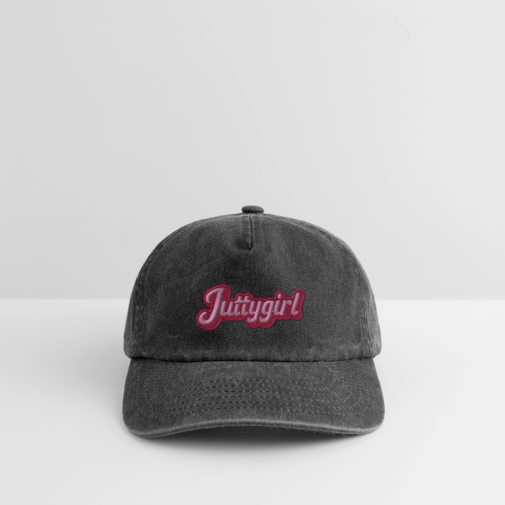 Juttygirl Cap | Stick Design - Vintage Schwarz