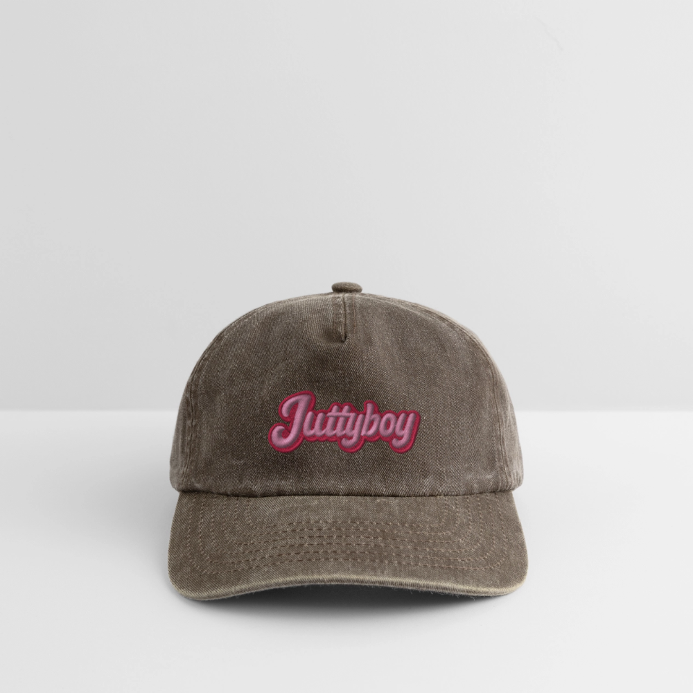 Juttyboy Cap mit Stick - Vintage Braun