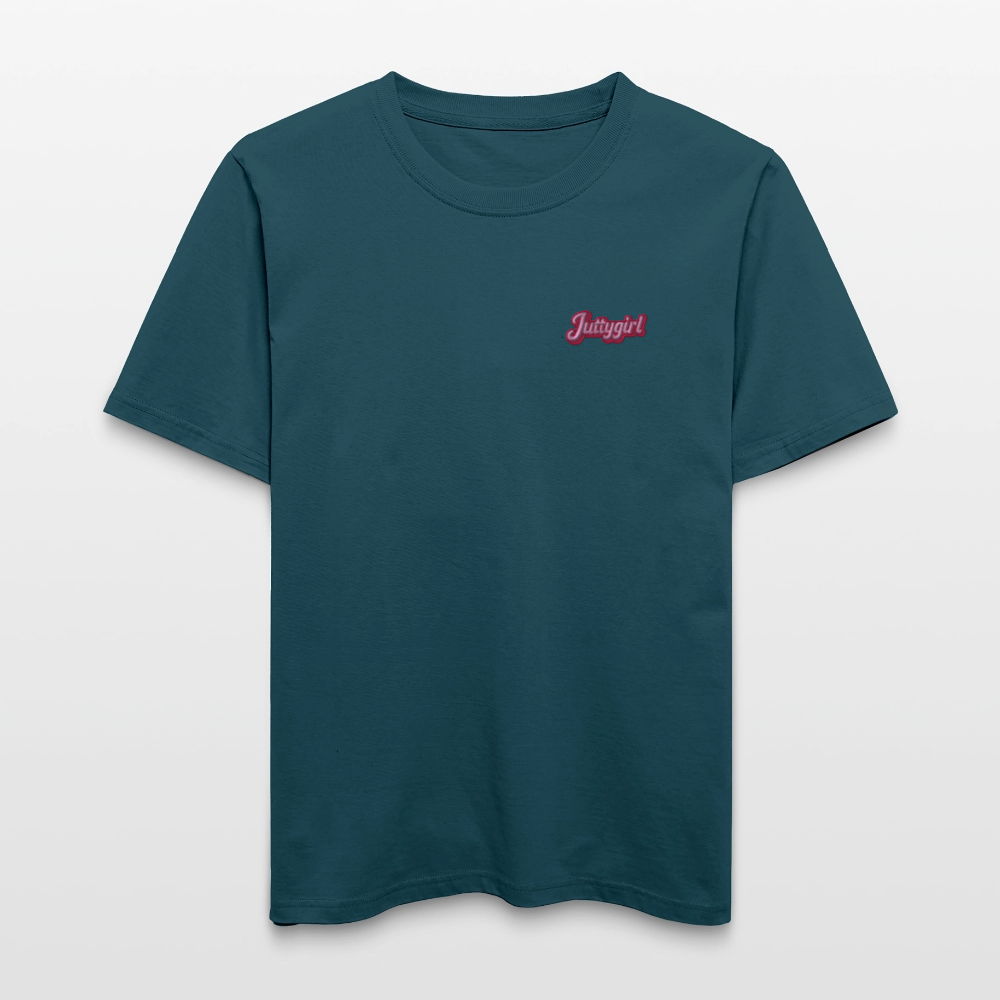 Juttygirl T-Shirt | Stick Design - Dunkles Petrol
