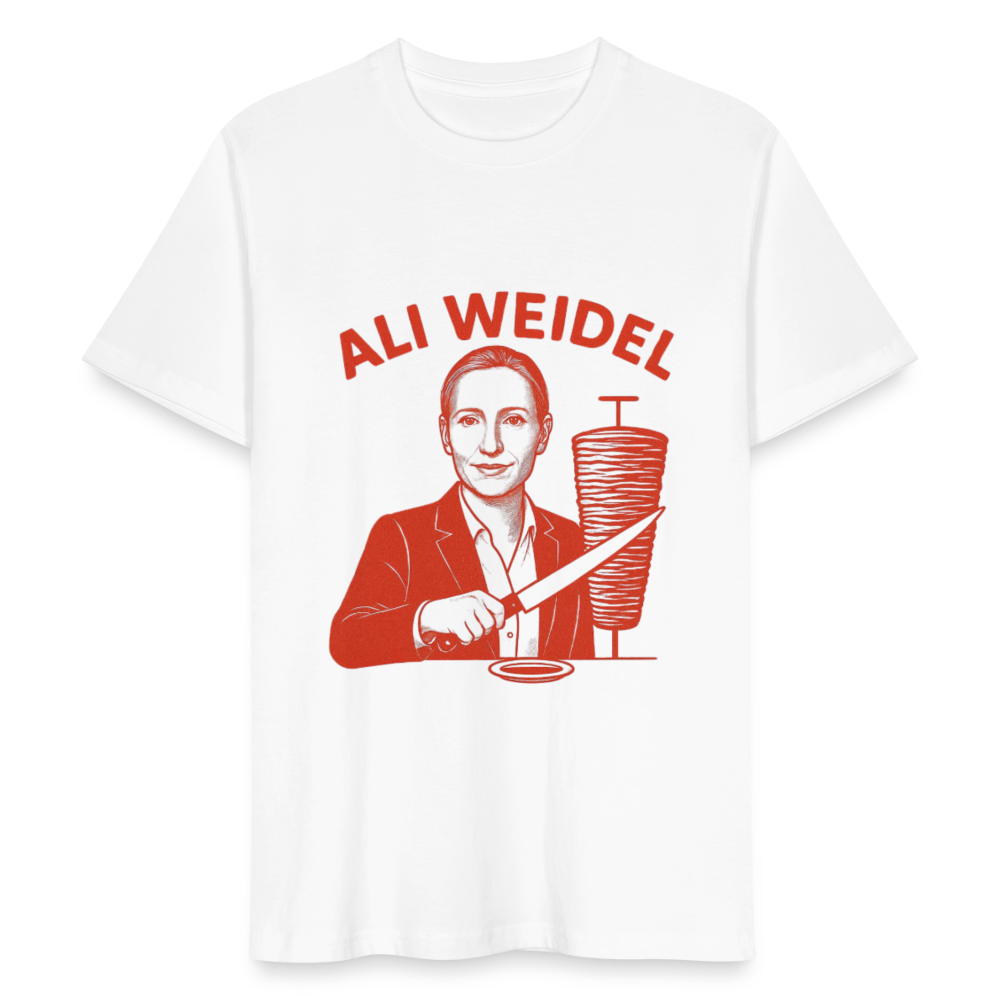 Ali Weidel T-Shirt weiß frontprint - Weiß