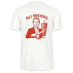 Ali Weidel T-Shirt weiß backprint - Weiß