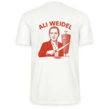 Ali Weidel T-Shirt weiß backprint - Weiß
