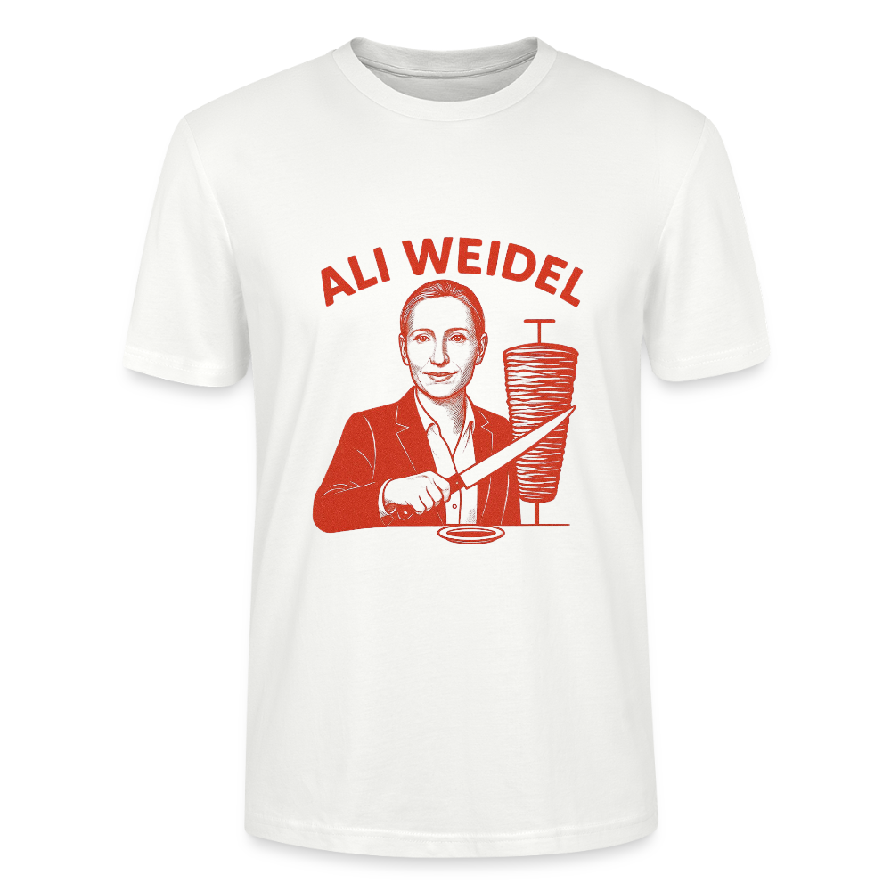 Ali Weidel T-Shirt weiß frontprint - Weiß