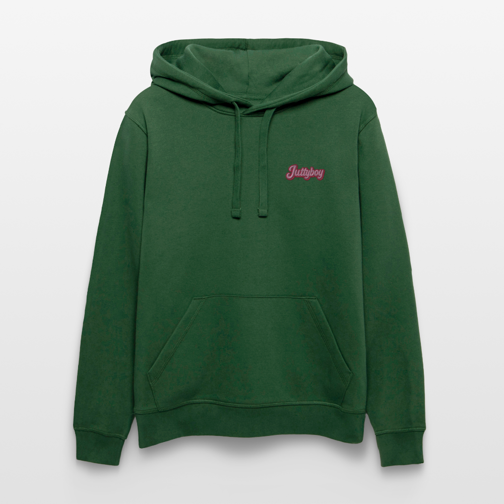 Juttyboy Hoodie | Stick Design - Flaschengrün