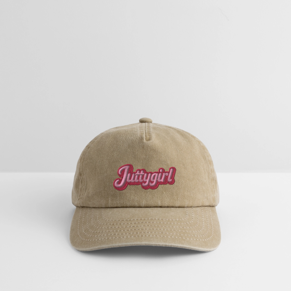 Juttygirl Cap | Stick Design - Vintage Beige